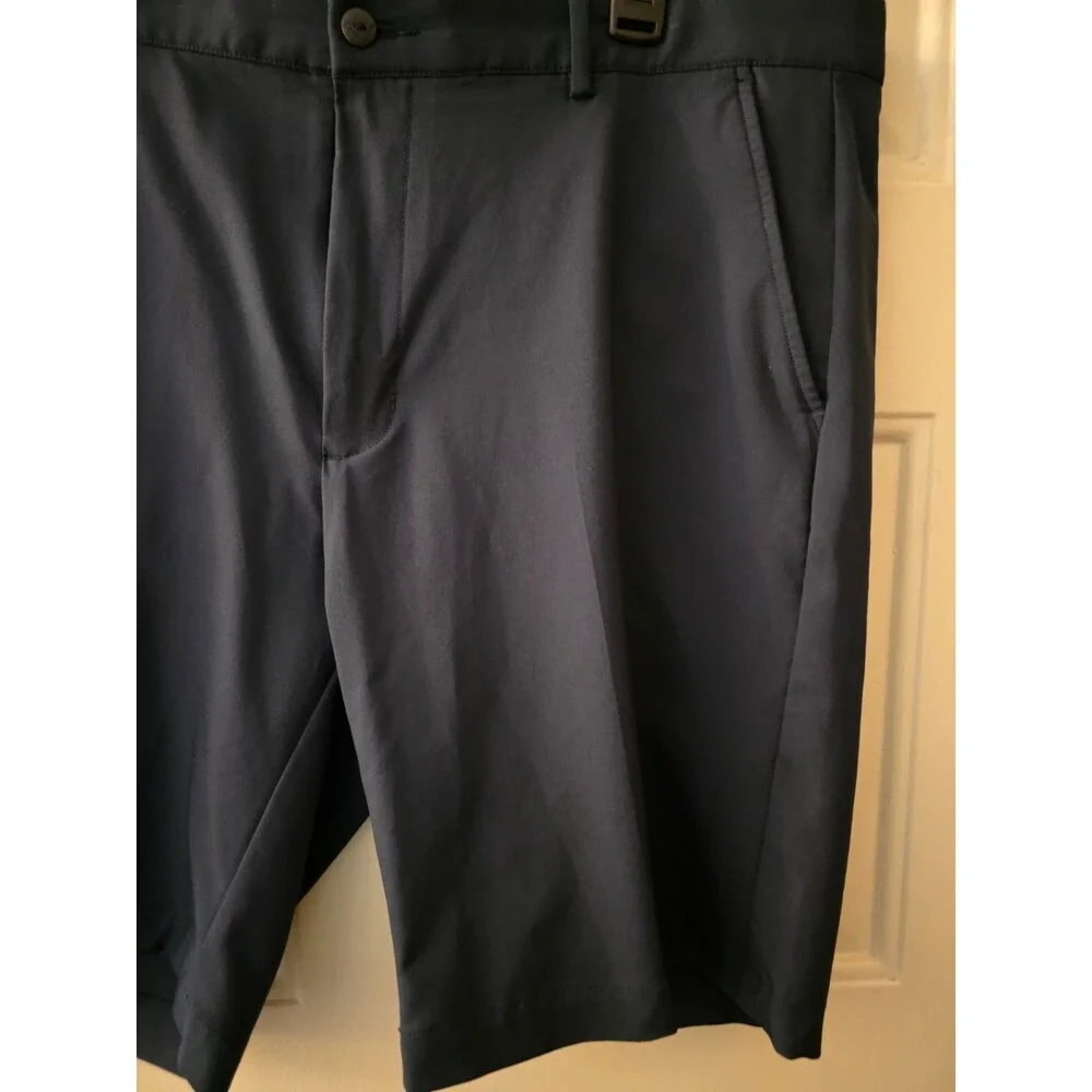 Greg Norman Men's Golf Short, Blue, Size 36